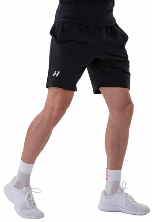 Nebbia Relaxed-fit Shorts with Side Pockets Black L Fitness spodnie