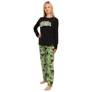 Black and green women's pyjamas Styx Zombie