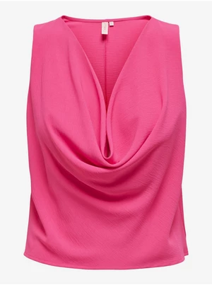 Deep pink women's top ONLY Mette - Women