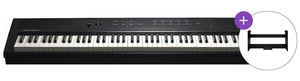 Kurzweil Ka E1 BK STAND SET Piano de scène Black