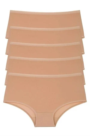 98545 Dewberry Women Panties High Waist Pack of 5-SKIN COLOR