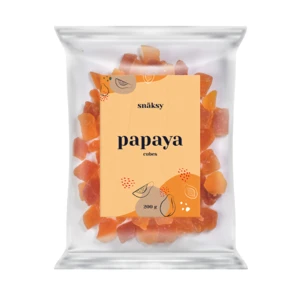 SNÄKSY Papája kousky 200 g