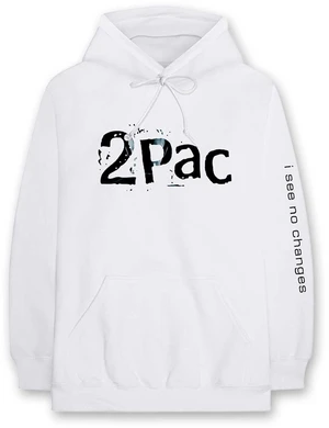 2Pac Hoodie I See No Changes White L