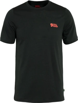 Fjällräven Abisko Wool Logo SS M Black L T-Shirt