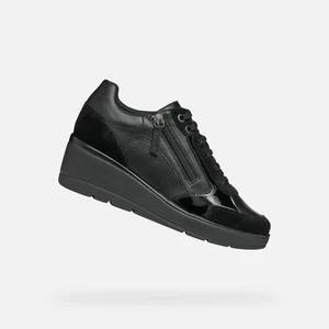 Black women's sneakers Geox Ilde - Women's