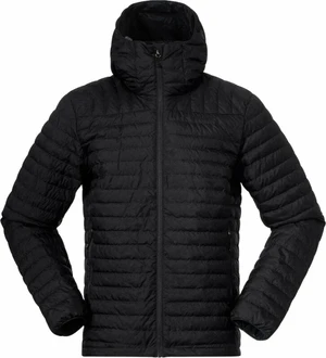 Bergans Lava Light Down with Hood Men Outdorová bunda Black 2XL