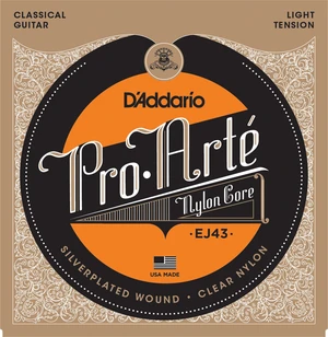 D'Addario EJ43 Nylonové struny pro klasickou kytaru