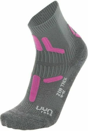 UYN Trekking 2 inch Mid Grey/Pink 35-36 Skarpety