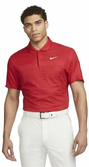 Nike Dri-Fit ADV Tiger Woods Mens Golf Gym Red/University Red/White S Polo-Shirt