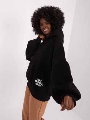 Black oversize hoodie Diego