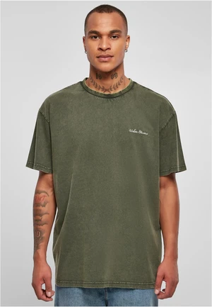 Oversized Small Embroidery Tee bottlegreen