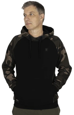 Fox mikina black/camo pullover premium 310 hoodie - s