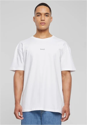 White T-shirt Love Heavy Oversized