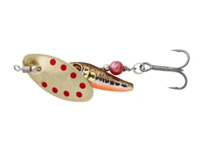 Savage gear rotačka sticklebait spinner minnow gold red - 3 9,1 g