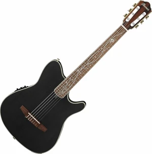 Ibanez TOD10N-TKF Tim Henson Tree of Death Signature Transparent Black Elektro-Akustikgitarre