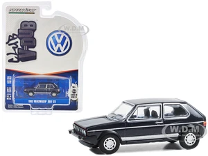 1983 Volkswagen Golf GTi Helios Blue Metallic "Club Vee-Dub" Series 18 1/64 Diecast Model Car by Greenlight