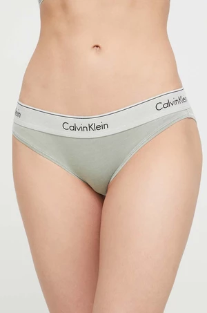 Nohavičky Calvin Klein Underwear zelená farba