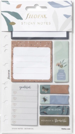 Lepící bločky Filofax - Botanical (multi-fit)