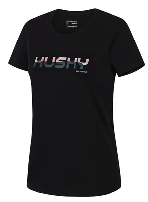 Husky Tee Wild L XS, black Dámské bavlněné triko