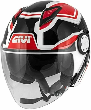 Givi 12.3 Stratos Shade White/Black/Red S Prilba