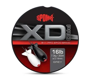 Spomb splétaná šňůra xd pro braid grey 0,14 mm 300 m