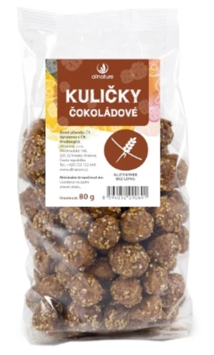 ALLNATURE Guličky čokoládové 80 g