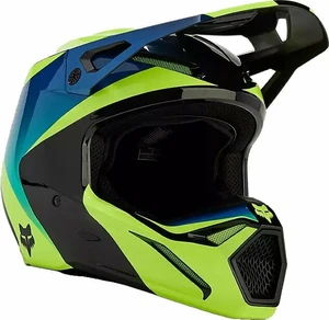 FOX V1 Streak Helmet Black/Yellow XL Helm