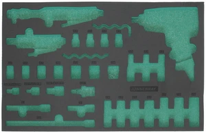Pěnová vložka prázdná, pro modul pneumatického nářadí JONNESWAY JA-C831SV