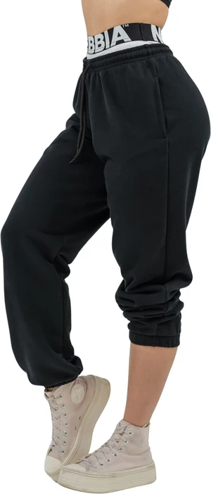 Nebbia Fitness Sweatpants Muscle Mommy Black XS Pantalones deportivos