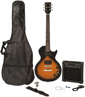 Encore E90 Blaster Pack Tobacco Sunburst Guitare électrique