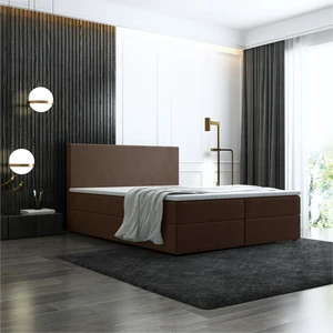 Box spring postel Bodie 140x200 cm hnědá