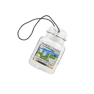 Yankee Candle Luxusní visačka do auta Clean Cotton 1ks