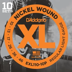 D'Addario EXL110-10P Cuerdas para guitarra eléctrica