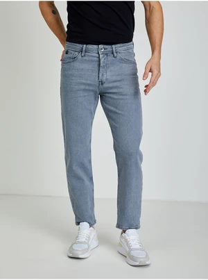 Straight fit pre mužov Tom Tailor Denim - svetlosivá