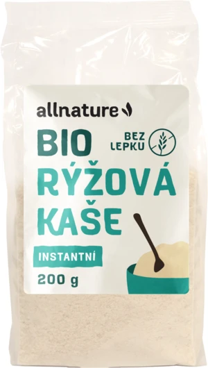 ALLNATURE Bezlepková Ryžová kaša instantná BIO 200 g