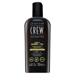 American Crew 3-in-1 Ginger + Tea šampon, kondicionér a sprchový gel 250 ml