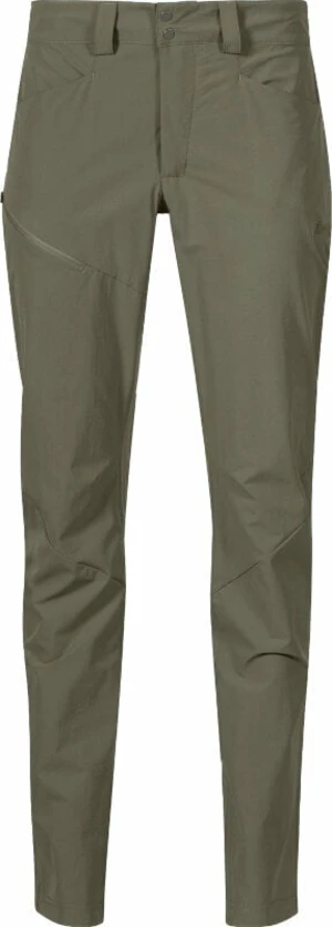 Bergans Vandre Light Softshell Women Green Mud 38 Pantaloni