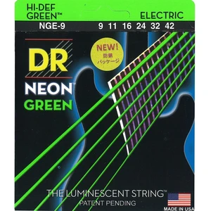 DR Strings NGE-9 Neon Struny do gitary elektrycznej