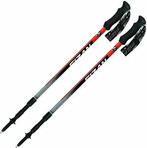 Fizan Prestige Antishock Black/Red/Grey 69 - 140 cm Turistické hole