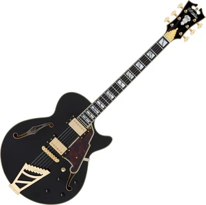 D'Angelico Excel SS Solid Black Semiakustická gitara