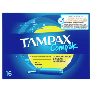 TAMPAX Compak Regular s aplikátorom 16 ks