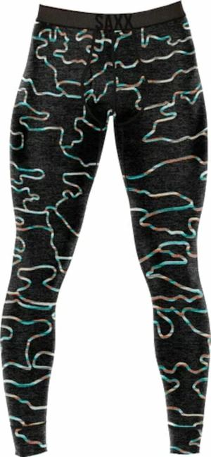 SAXX Roast Master Tights Camo/Fd Black L Sous-vêtements thermiques