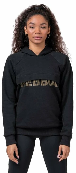 Nebbia Intense Focus Long Hoodie Black XS Fitness sweat à capuche