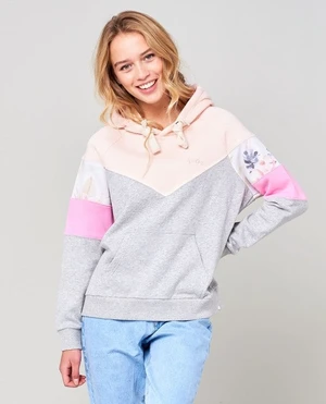 Rip Curl Sweatshirt ZENIKA COLORBLOCK HOODIE Cement Marle