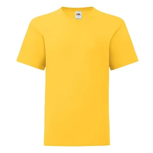 Yellow children's t-shirt in combed cotton Fruit of the Loom