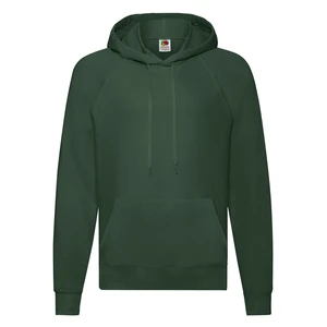 Zielona bluza męska z kapturem Lightweight Hooded Sweat Fruit of the Loom