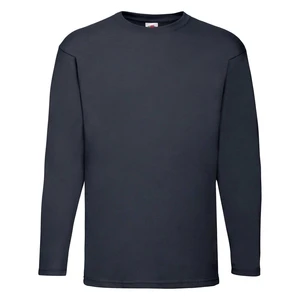 Navy Value Men's Long Sleeve T-shirt Fruit of the Loom