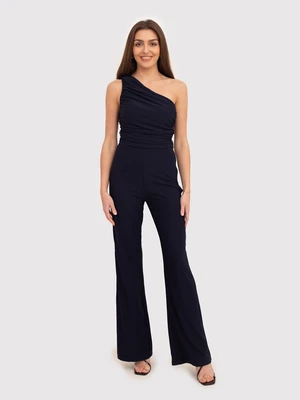 AX Paris Woman's Jumpsuit PA610 Navy Blue