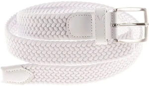 Alberto Basic Braided Mens White 90 cm Curele