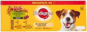 PEDIGREE Kapsička mixovaný výber so zeleninou v šťave, 40pack